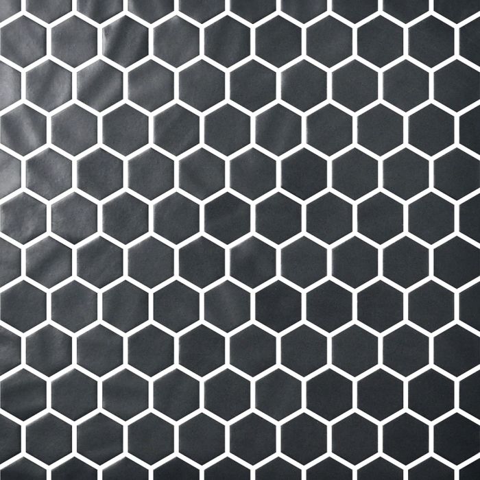 Vetro Floor 1" Nature Glass Black Matte