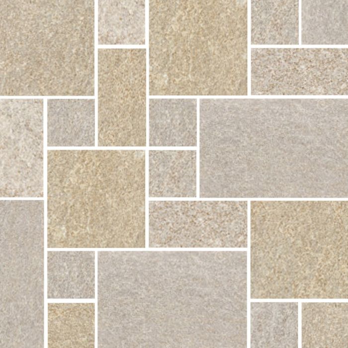 Boulder Mosaic Modulo Beige