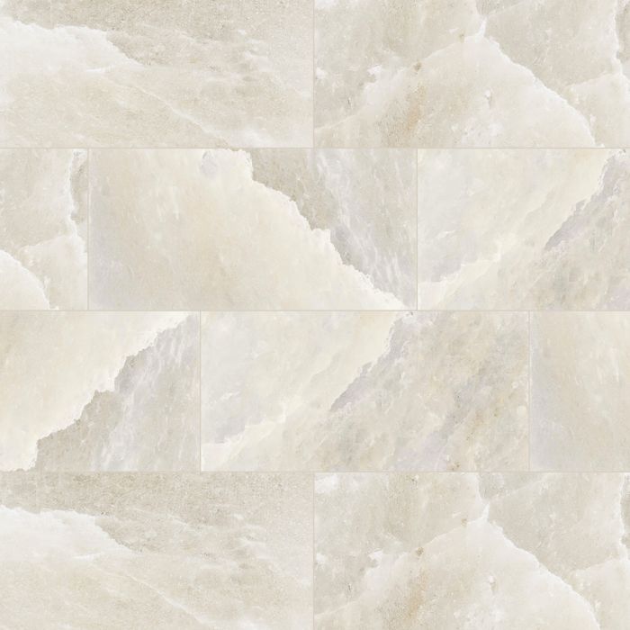 Rock Salt 12X24 Polished White Gold