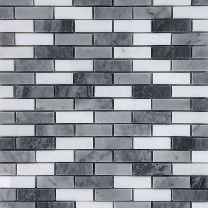 Wellstone Brick Bardiglio, Thassos, Carrara