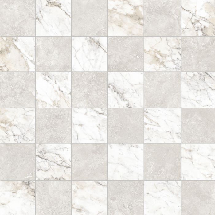 Charm Checker Mosaic Bianco/Supernova