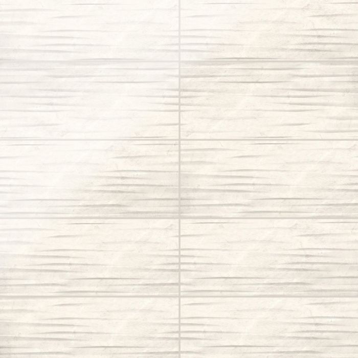 Crystal 10X30 Razor Deco White