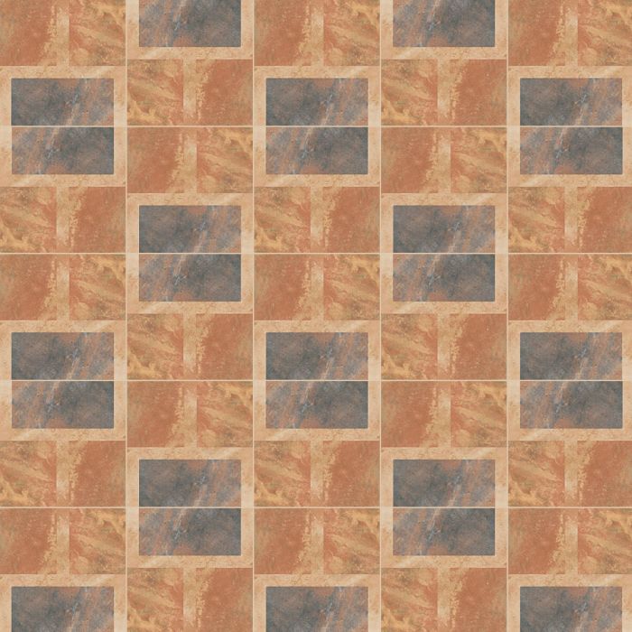 Earthenware 4.5X4.5 Pattern Claudia