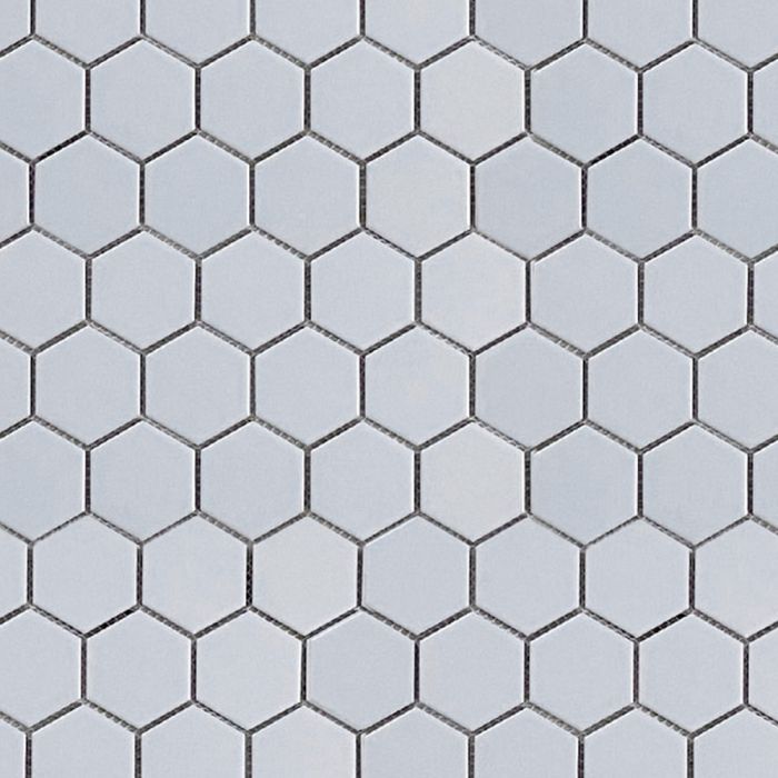 Geometrics 2" Hexagon Grey