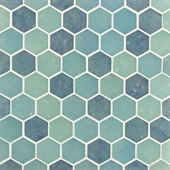 GENESIS GLASS 1.75" HEXAGON BERMUDA