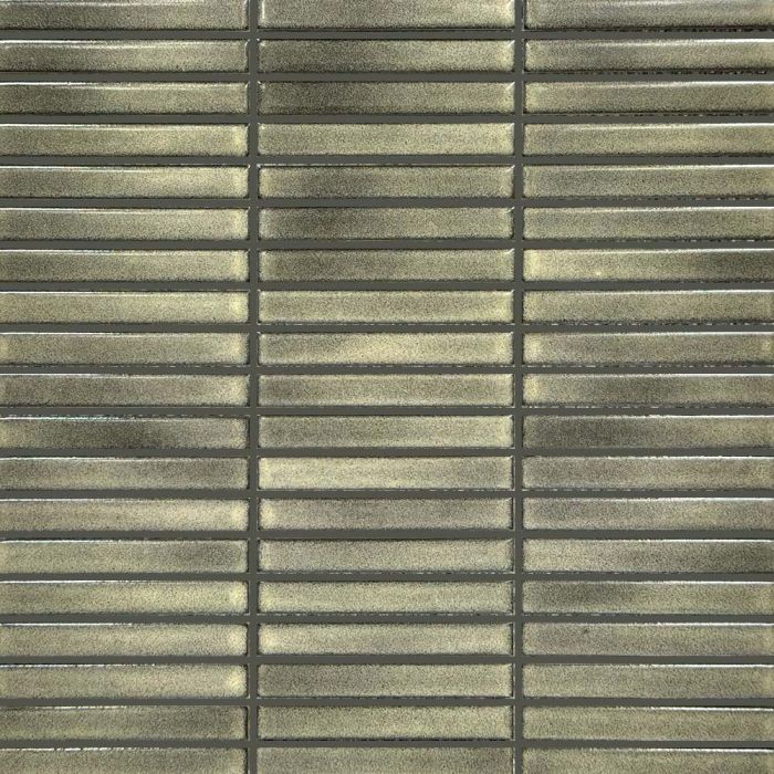 Geometrics Stick Mosaic Brown