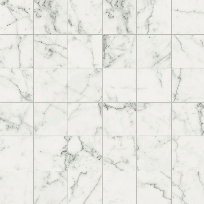 Italian Marbles 2X2 Mosaic Matte Ghost Marble