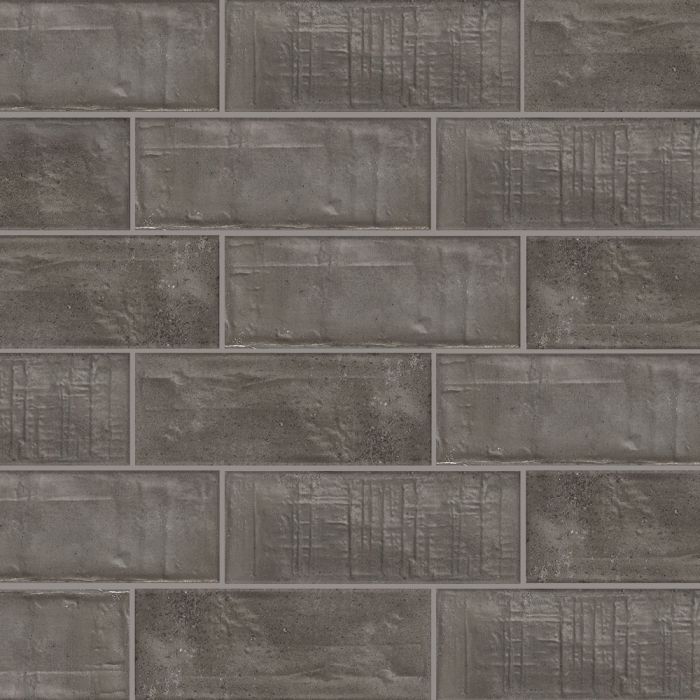 Pottery 3X8 Antracite Matte