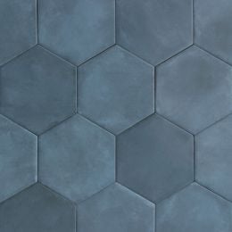 Colori 6" Hexagon Blu