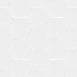 Silhouette 6x7 Hexagon White Matte